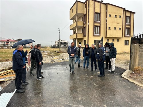 BELEDİYEMİZ METEOROLOJİK UYARIYA KARŞI TEDBİRLERİNİ ALDI